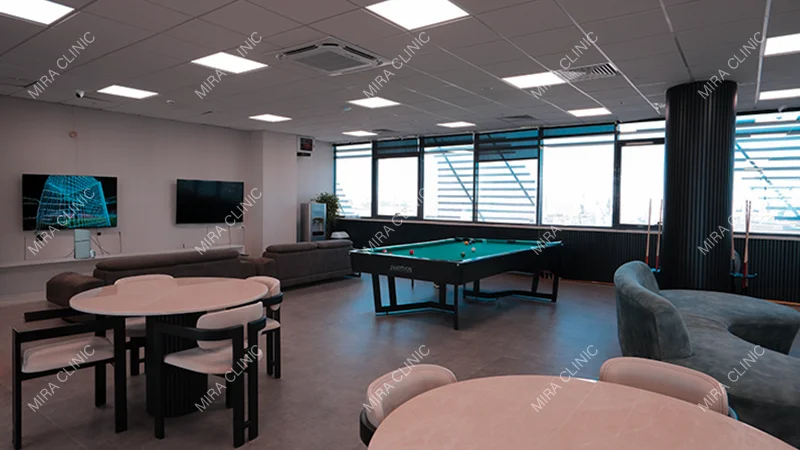 Cafeteria, PlayStation and Patient Facilities